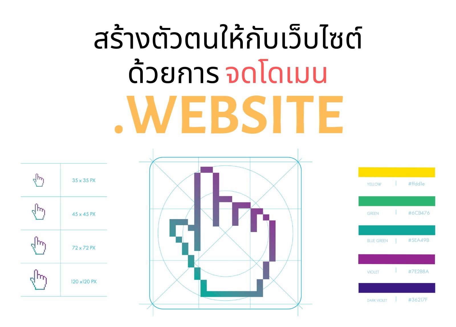 สร้างตัวตนให้กับเว็บไซต์ด้วยการจดโดเมน .WEBSITE
